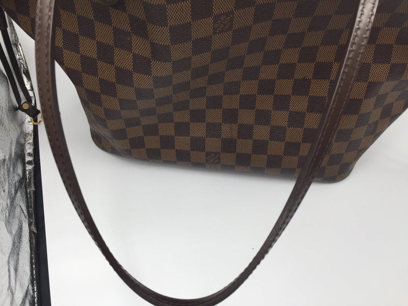 Sold-LOUIS VUITTON Damier Ebene Neverfull MM M51105