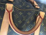 Sold-LOUIS VUITTON Monogram Keepall Bandouliere 60 Boston Bag w/Strap M41412