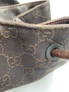 Sold-GUCCI GG Black/Brown Shoulder Tote Bag