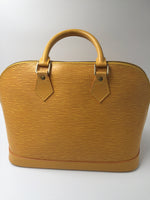 Sold-LOUIS VUITTON Epi Yellow Alma PM M52149