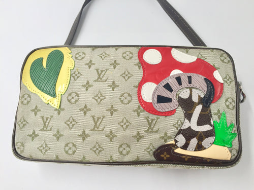 Sold-LOUIS VUITTON Monogram Conte de Fees Pochette Khaki M92274 – limited edition