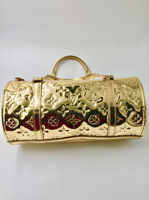 Sold-LOUIS VUITTON Monogram Gold Miroir Papillon M95270 - ltd ed.