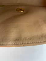 Sold-CHANEL Lambskin Small Diana Single Chain Single Flap Bag Beige/gold