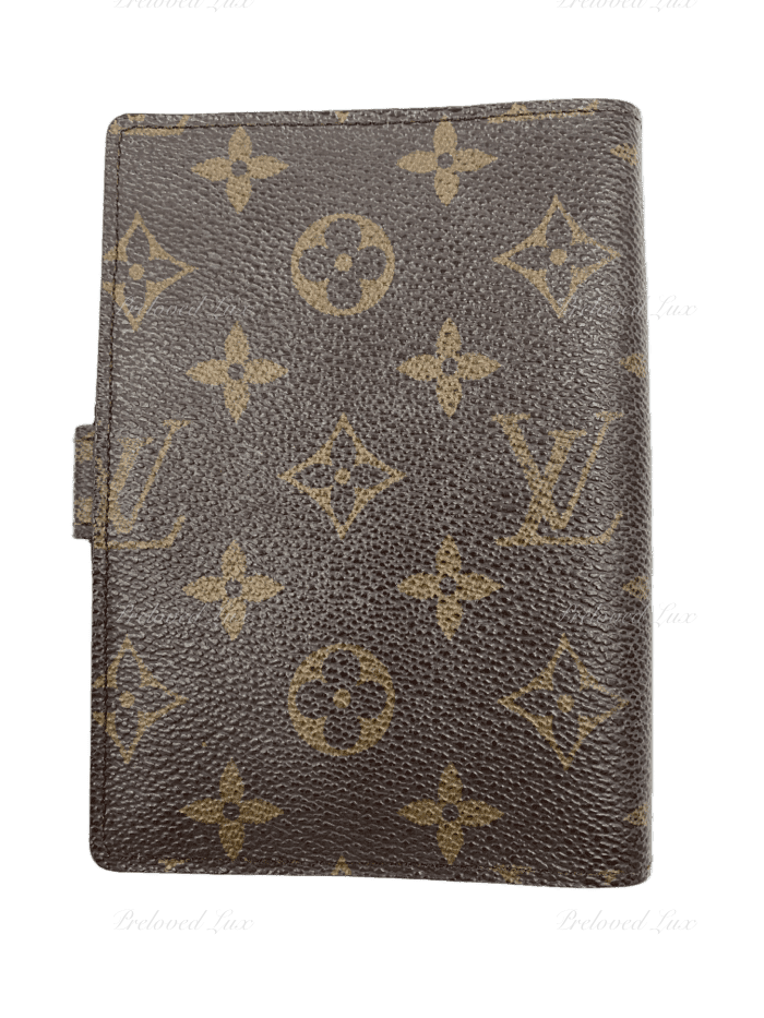 Sold-LOUIS VUITTON Monogram Canvas Small Ring Agenda