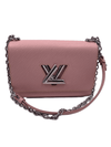 LOUIS VUITTON Epi Twist MM Pink Shoulder Bag Crossbody Bag