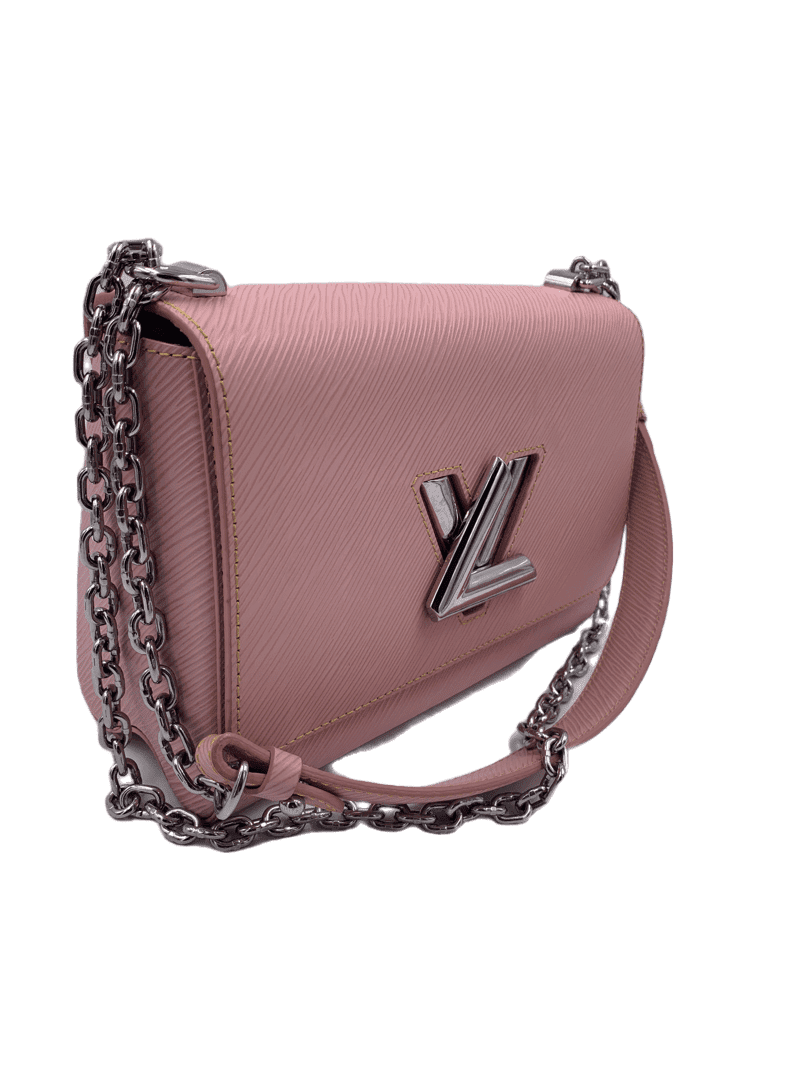 LOUIS VUITTON Epi Twist MM Pink Shoulder Bag Crossbody Bag