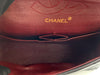 Sold-CHANEL Lambskin Small Classic Double Flap Bag Black/gold