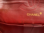 Sold-CHANEL Lambskin Small Classic Double Flap Bag Black/gold