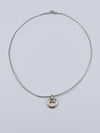 Sold-Tiffany 
Co 925 Silver Open Heart Pendant Wire Necklace