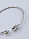 Sold-Tiffany 
Co 925 (Silver) 750 (Gold) Love Knot Bangle