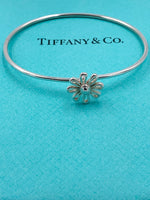 Sold-Tiffany 
Co Paloma Picasso Silver 925 Daisy Flower Bangle