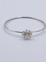 Sold-Tiffany 
Co Paloma Picasso Silver 925 Daisy Flower Bangle