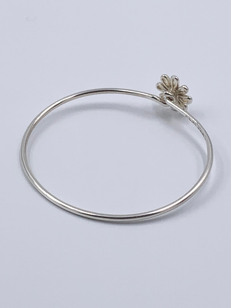 Sold-Tiffany 
Co Paloma Picasso Silver 925 Daisy Flower Bangle