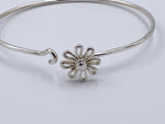 Sold-Tiffany 
Co Paloma Picasso Silver 925 Daisy Flower Bangle