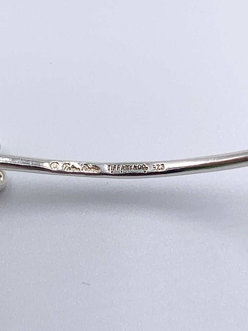 Sold-Tiffany 
Co Paloma Picasso Silver 925 Daisy Flower Bangle