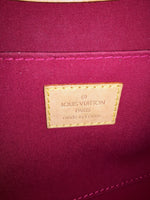 Sold-LOUIS VUITTON Monogram Vernis Roxbury Drive Clutch Bag with Strap M91987