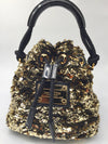 Sold-LOUIS VUITTON Mini Noe Rococo Gold Sequins/black M40322 – ltd ed.