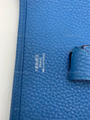 HERMES Blue Clemence Evelyne I PM Crossbody Bag