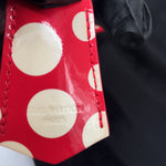 Sold-LOUIS VUITTON Monogram Kusama Vernis Dot Infinity Lockit MM Nylon Red M40681