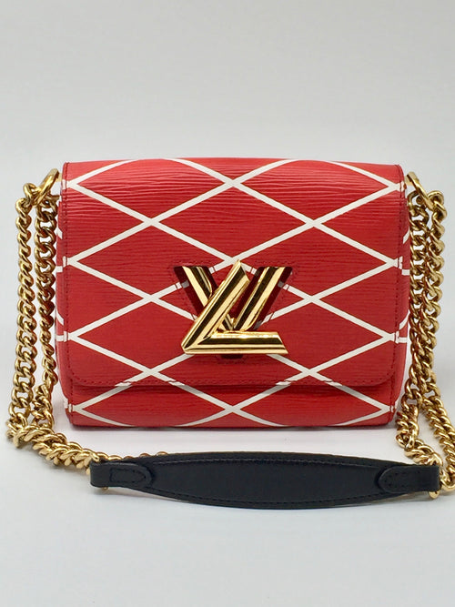 LOUIS VUITTON Epi Twist Malletage Red M50118 Shoulder Bag Crossbody Bag