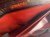 Sold-CHANEL Vintage Lambskin Medium/Large Single Flap Bag black/gold hardware