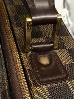 Sold-LOUIS VUITTON Damier Ebene Porte Ordinateur Sabana Laptop Bag with Strap N53355