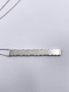 Sold-Tiffany 
Co 925 Silver Atlas Collection Bar with Necklace