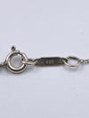 Sold-Tiffany 
Co 925 Silver Atlas Collection Bar with Necklace