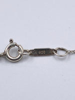 Sold-Tiffany 
Co 925 Silver Atlas Collection Bar with Necklace