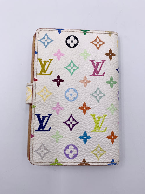 Sold-LOUIS VUITTON Multicolor Mini Agenda Card Case Planner