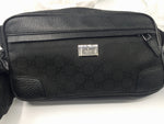 Sold-GUCCI GG Waist/Crossbody Bag black