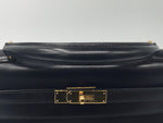 Sold-HERMES Kelly 32 Box Calf Leather Black GHW