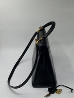 Sold-HERMES Kelly 32 Box Calf Leather Black GHW