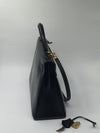 Sold-HERMES Kelly 32 Box Calf Leather Black GHW