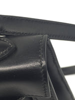 Sold-HERMES Kelly 32 Box Calf Leather Black GHW