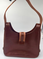 Sold-HERMES Tsako Box Calf Shoulder Bag brown - vintage