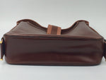 Sold-HERMES Tsako Box Calf Shoulder Bag brown - vintage