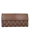 GUCCI GG Brown Long Wallet