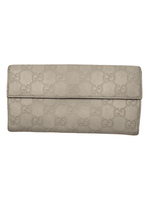 GUCCI GG Greyish Beige Long Wallet