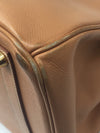 Sold-HERMES Birkin 35 Courchevel Leather Gold GHW