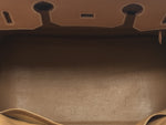 Sold-HERMES Birkin 35 Courchevel Leather Gold GHW