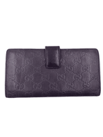 GUCCI GG Dark Brown Long Wallet