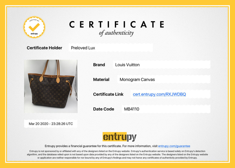 Sold-LOUIS VUITTON Monogram Neverfull MM