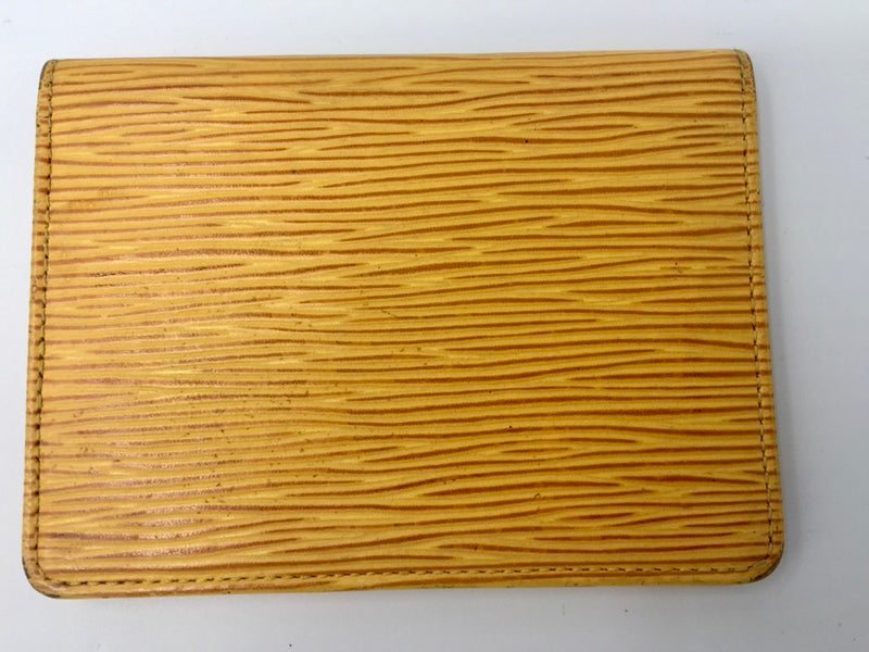 Sold-IG FREE GIVEAWAY- LOUIS VUITTON Epi Pass/Card Case yellow M63209