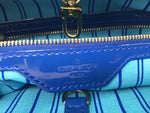 Sold-LOUIS VUITTON Murakami Cosmic Blossom tote blue M93164