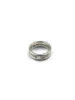 Sold-Tiffany 
Co 925 Silver 1837 Medium Ring Size 7 1/4 (7.25)