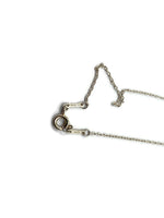 Sold-Tiffany 
Co 925 Silver Elsa Peretti Double Open Heart Necklace