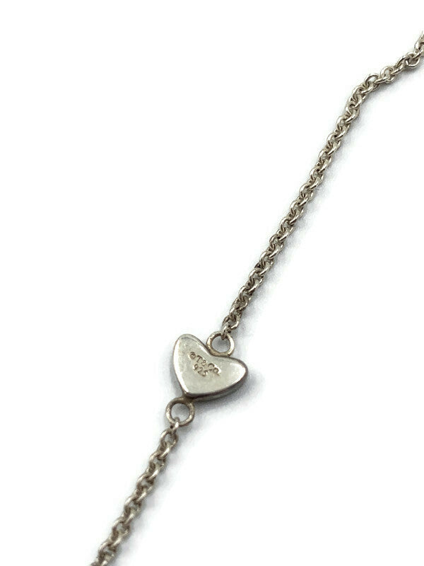 Sold-Tiffany 
Co 925 Silver Multiple Heart Lariat Necklace