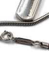 Sold-Tiffany 
Co 925 Silver Bar Pendant with Necklace