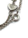 Sold-Tiffany 
Co 925 Silver Multiple Heart Lariat Necklace